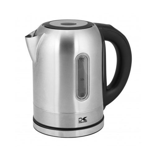  Kalorik LED Electric Water Kettle, Stainless Steel, 1.7-Liter / 57-Ounce