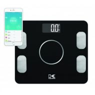 Kalorik Black Electronic Analysis Bluetooth Body Fat Scale