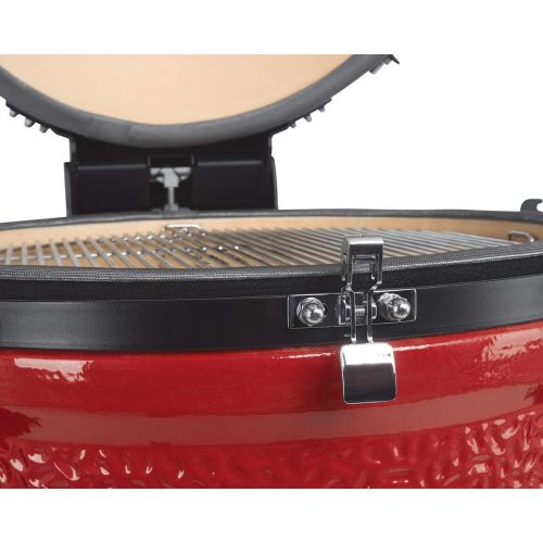  KamadoJoe BJ24NRHC Big II Stand-Alone Charcoal Grill, Blaze Red