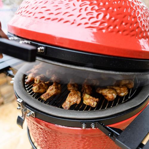  KamadoJoe KJ23RHC Classic II, Charcoal Grill,Blaze Red