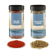 Kamenstein Let's Go Glamping 2 Piece Camping Spice Set with Removable Sifter Cap