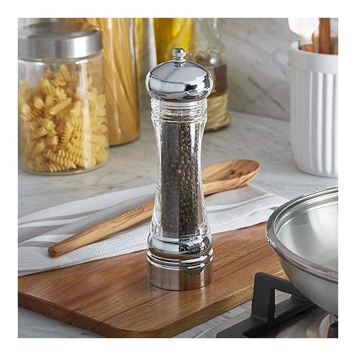 카먼스테인 Kamenstein Chrome Peppercorn Grinder, 8.5-Inch