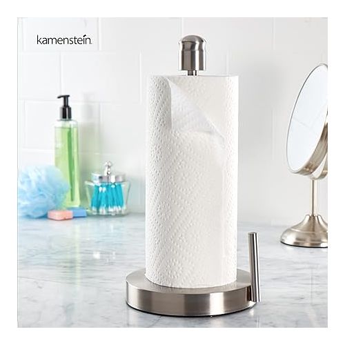 카먼스테인 Kamenstein Perfect Tear Paper Towel Holder, 13-inch, Silver 2