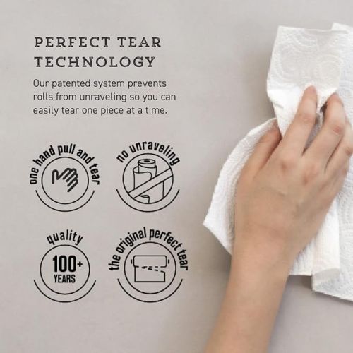 카먼스테인 Kamenstein 4554ASB Perfect Tear Patented Wall Mount Paper Towel Holder with Rounded Finial, 14-Inch, Silver