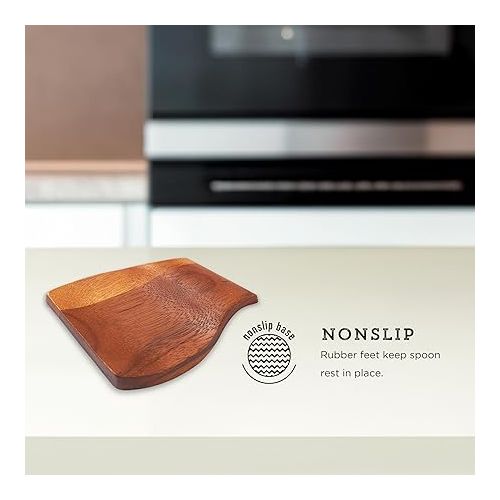 카먼스테인 Kamenstein Acacia Wood, Spoon Rest, Natural