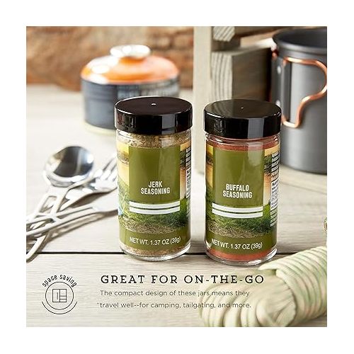 카먼스테인 Kamenstein Are You Chicken? 2 Piece Camping Spice Set with Removable Sifter Cap