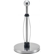 Kamenstein Perfect Tear Low Profile Stainless Steel Countertop Paper Towel Holder, Ball Finial, One Handed Pull, No Unraveling, Weighted Base Prevents Tipping, 13 Inch