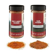 Kamenstein Bring The Heat 2 Piece Camping Spice Set with Removable Sifter Cap