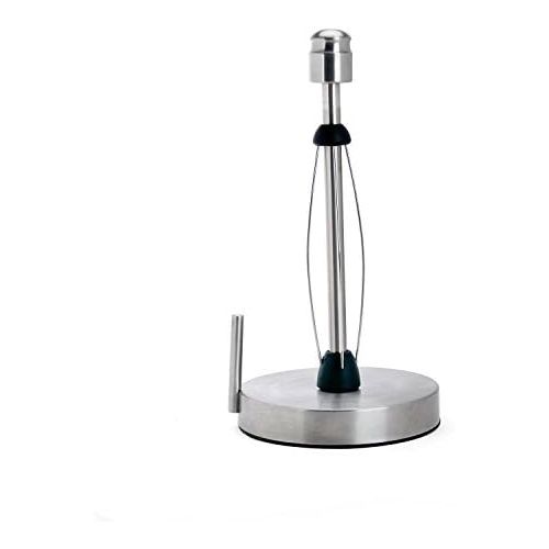 카먼스테인 [아마존베스트]Kamenstein 5204110 Perfect Tear Patented Countertop Standing Stainless Steel Paper Towel Holder, 13-Inch, Silver