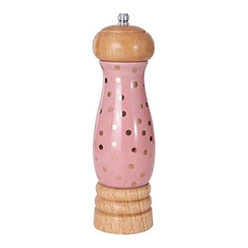 카먼스테인 [아마존베스트]Kamenstein KAMENSTEIN Ceramic Pepper Mill with Polka Dot, Pink