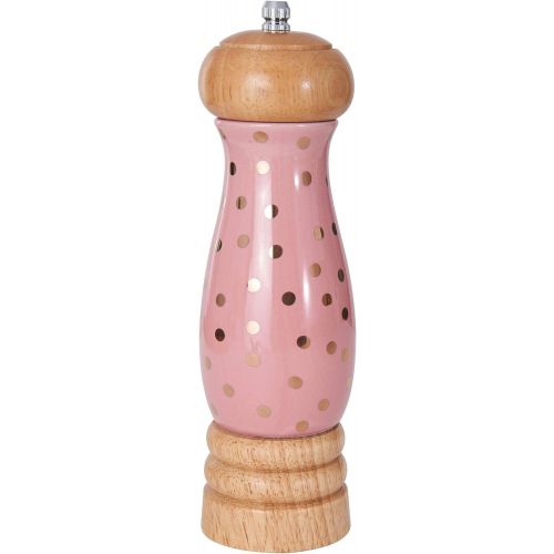 카먼스테인 [아마존베스트]Kamenstein KAMENSTEIN Ceramic Pepper Mill with Polka Dot, Pink