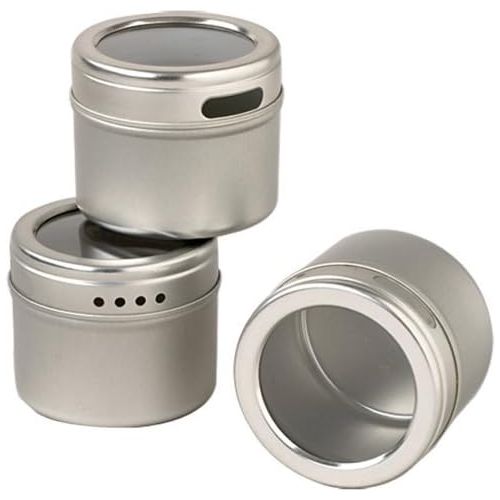 카먼스테인 [아마존베스트]Kamenstein Magnetic Multi-Purpose Spice Storage Tins, Set of 3