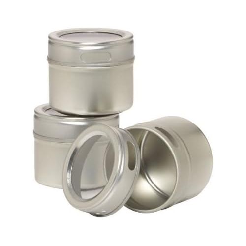 카먼스테인 [아마존베스트]Kamenstein Magnetic Multi-Purpose Spice Storage Tins, Set of 3