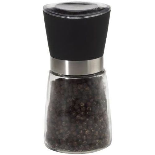 카먼스테인 [아마존베스트]Kamenstein Adjustable Glass Spice Grinder with Peppercorns, 5-Inch