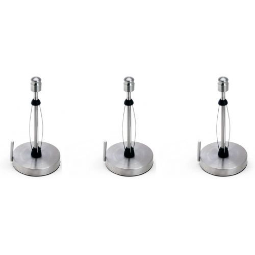 카먼스테인 [아마존베스트]Kamenstein Perfect Tear Paper Towel Holder, Stainless Steel (Pack of 3)