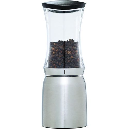 카먼스테인 Kamenstein 5221297 Smart Mill Pepper Grinder, Standard, Stainless Steel