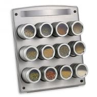 Kamenstein Magnetic 12-Jar Spice Rack with Easel