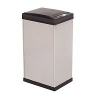 Kamenstein Rectangle Stainless Steel Trash Can, 40-Liter/10.5-Gallon