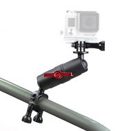 Kamerar Mighty Metal Arm Handlebar Kit - Aluminium Alloy Extension Arm Mount Adapter for GoPro & Digital Camera with 1/4 inch Tripod Socket / 180 Degree Ball Joint/Durable Camera A