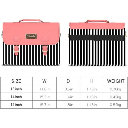  [아마존베스트]Kamlui Laptop Bag 15.6 Inch - for Women Cute Computer Laptop Sleeve Case for Shoulder Messenger,Macbook Pro Air HP Dell,Pink