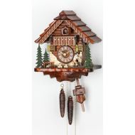 Kammerer Uhren Hekas Cuckoo Clock Black Forest house with moving wood chopper KA 1679