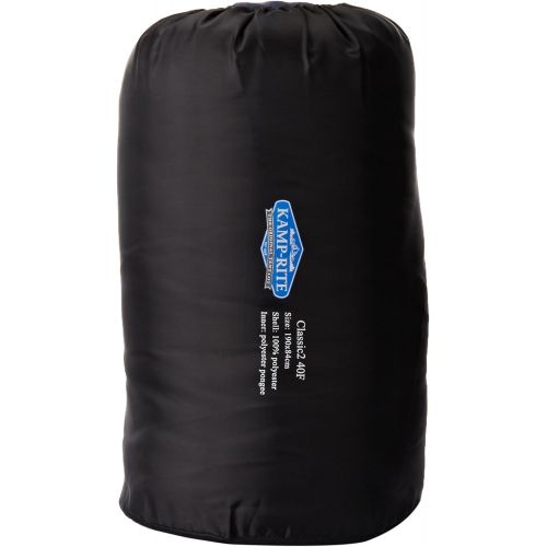 Kamp-Rite Classic 2, 40 Degree Sleeping Bag, Blue