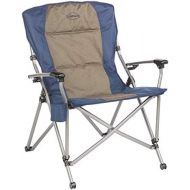 Kamp-Rite Soft Padded Hard Arm Outdoor Camping Folding Chair with Cupholder