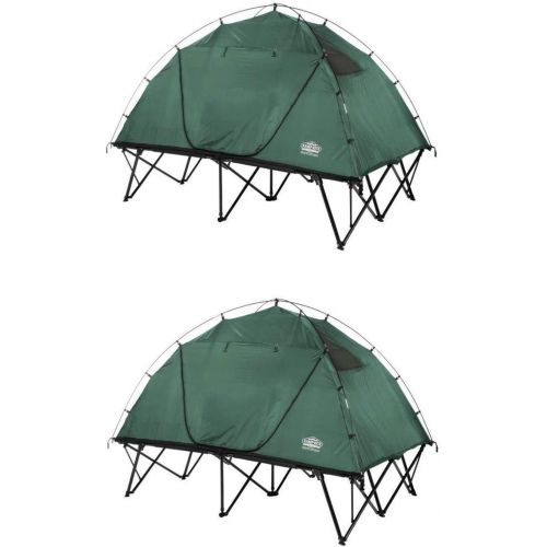  Kamp-Rite CTC 2-Person Compact Collapsible Backpacking Camping Tent Cot (2 Pack)