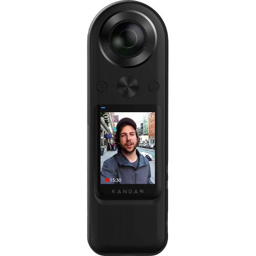  [무료배송]칸다오 쿠캠 360도 브이로그 카메라 KANDAO QooCam 8K Enterprise with HDMI Full View Camera for Live Event Streaming, vlogging Video and with 5G Support digitail Camera, Webcam Comply with Skype, WebEx, Zoom etc.