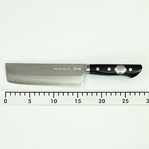  Kane Tsune KC143Hackmesser Usuba Japanisches Messer Stahl/Holz Schwarz/Edelstahl 29x 4,2x 2,3cm