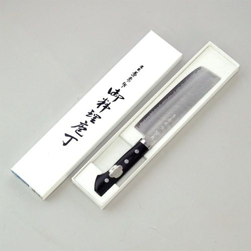  Kane Tsune KC143Hackmesser Usuba Japanisches Messer Stahl/Holz Schwarz/Edelstahl 29x 4,2x 2,3cm