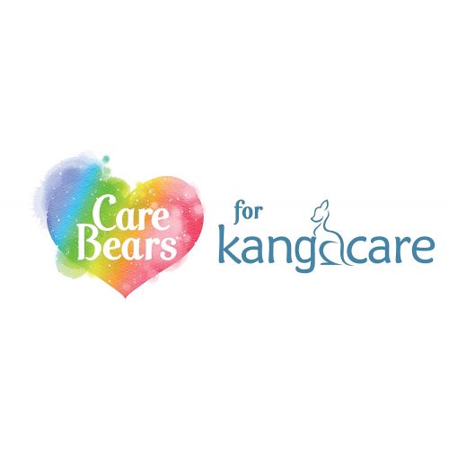  Care Bears for Kanga Care Serene Swaddles - Premium Bamboo Swaddle Blankets (2pk) : Watercolor Hearts + Rainbow