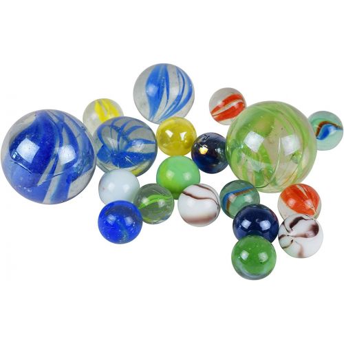  [아마존베스트]Kangaroo Marble Set - 160; Marbles Game, in a Tin Box