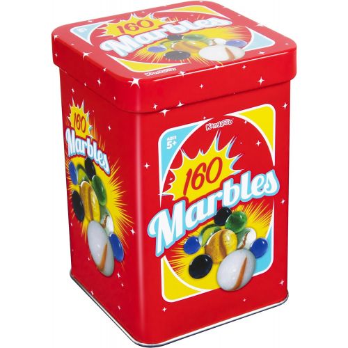  [아마존베스트]Kangaroo Marble Set - 160; Marbles Game, in a Tin Box