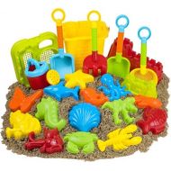 [아마존베스트]23pc Kids Beach Toys Set, Sandbox Toys; Sand Toys