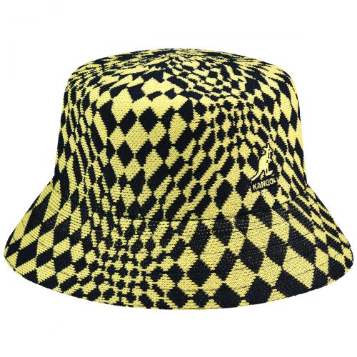  Kangol Warped Check Bucket