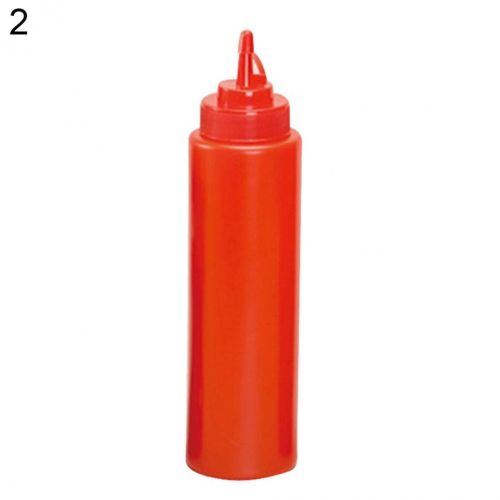  Kangql kangql 8/12/16/24/900ml Kueche Squeeze Flasche Gewuerz Sauce Essig Ketchup Spender, rot, 453,6 g (16 oz)