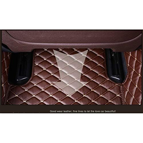  Kanredi Custom Fit All-Weather Full Covered Car Carpet FloorLiner Floor Mats for Tesla Model X 6 Seat (Coffee,for Tesla Model X 6Seats (222 seat Type))