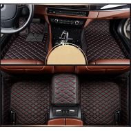Kanredi Custom Fit All-Weather Full Covered Car Carpet FloorLiner Floor Mats for Tesla Model X 5 Seats (Coffee, for Tesla Model X 5Seats)