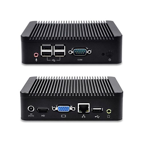  Kansung Cheap China graphic card Intel Dual Core processor office computer celeron 1007u with 4G RAM 64G SSD WIFI 1 VGA, 1 HD Video port, 1 rs232, 1.5GHz firewall mini pc 12V