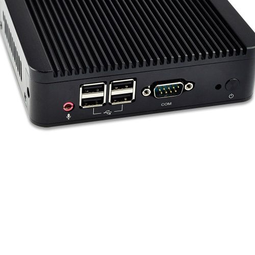  Kansung Cheap China graphic card Intel Dual Core processor office computer celeron 1007u with 4G RAM 64G SSD 1 VGA, 1 HD Video port, 1 rs232, 1.5GHz firewall mini pc 12V