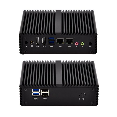  Kansung KANSUNG Mini Desktop K4500US4 Intel Core i7 processor, 8GB RAM 128GB SSD, Dual NIC Industrial Fanless Mini PC