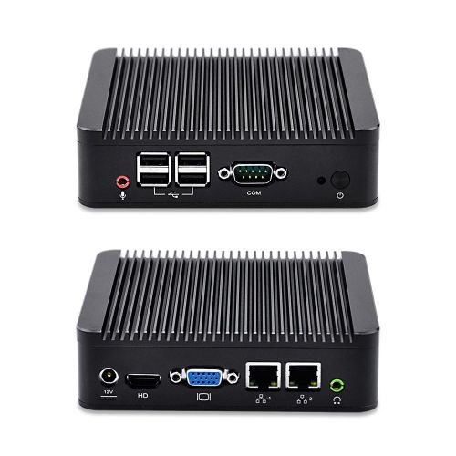  Kansung Cheap office computer Intel Celeron 1007U Dual Core 2 LAN processor Ultra low power Industrial firewall Barebone system mini pc 12V