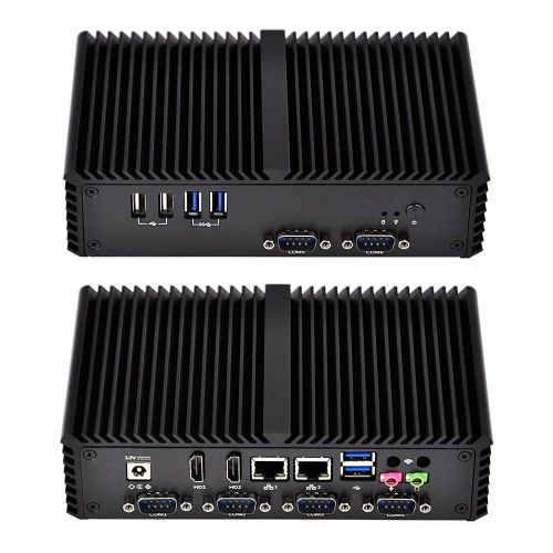  Kansung Industrial Fanless Mini Pc Dual Nic I3 Desktop Computer New Business 12V