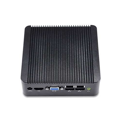  Kansung KANSUNG Mini Computer K180S Celeron J1800 Dual Core Processor, 8GB RAM 128GB SSD, Dual NIC Industrial Fanless Mini PC with VGA, HD Video Port