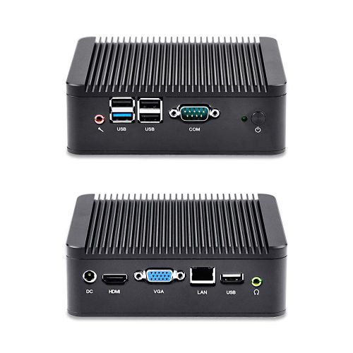  Kansung KANSUNG Intel Baytrail Celeron J1900 Quad Core 4 Gigabit LAN Computer Mini PC pfSense Nettop Linux x86 Fanless Micro PC