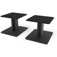 Kanto SP6HD Universal Desktop Speaker Stands - 6 Inch - 2 Pack - Steel (Black)