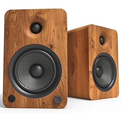  Kanto YU6 Powered Speakers with Bluetooth and Phono Preamp, Matte Black