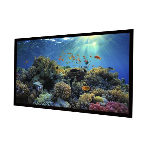  Kanto S71092 7000 Series 92 Fixed Frame Projector Screen, Black