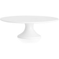 Kanwone 12-Inch Porcelain Round Cake Stand, Cake Plate, Dessert Stand, Cake Stand for Party, Home Decorating Stand, White